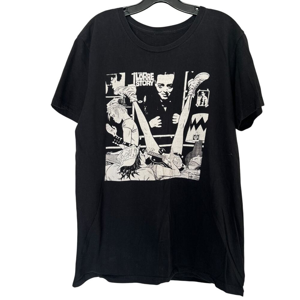 Gorillaz Bedroom T-Shirt 2-D Noodle Black Graphic Tee Men’s